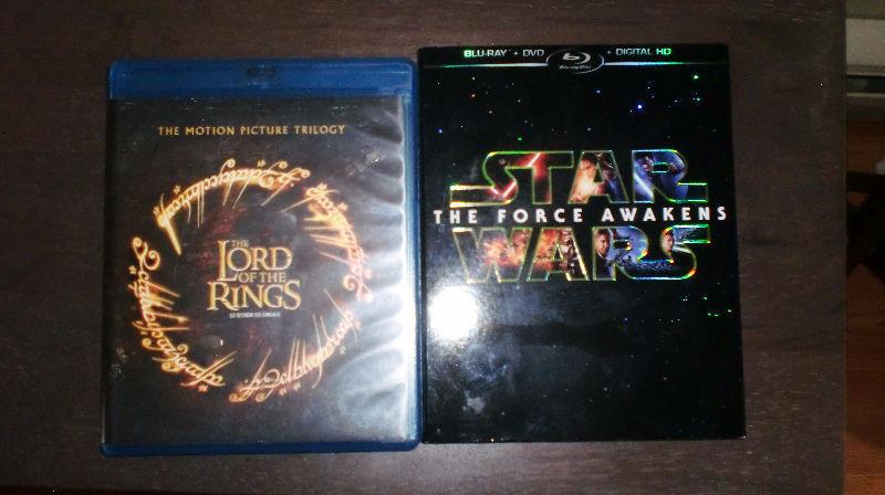Lord of the Rings Trilogy + Star wars the FA