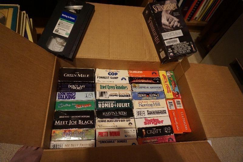 Lot of 31 VHS Tapes