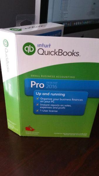 New Quick books Pro small business accounting desktop 2016. sell