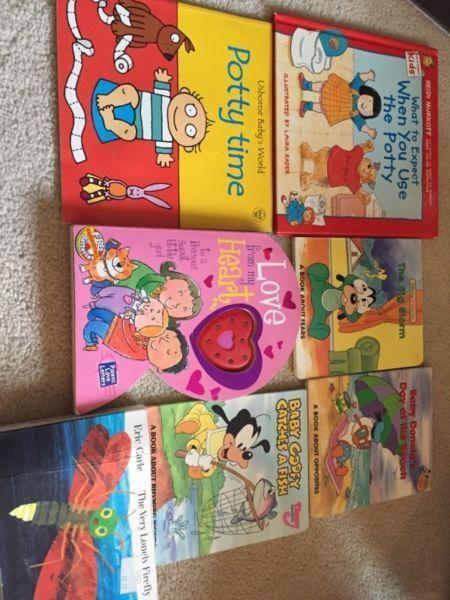 Toddler books. Potty time and Disney babies