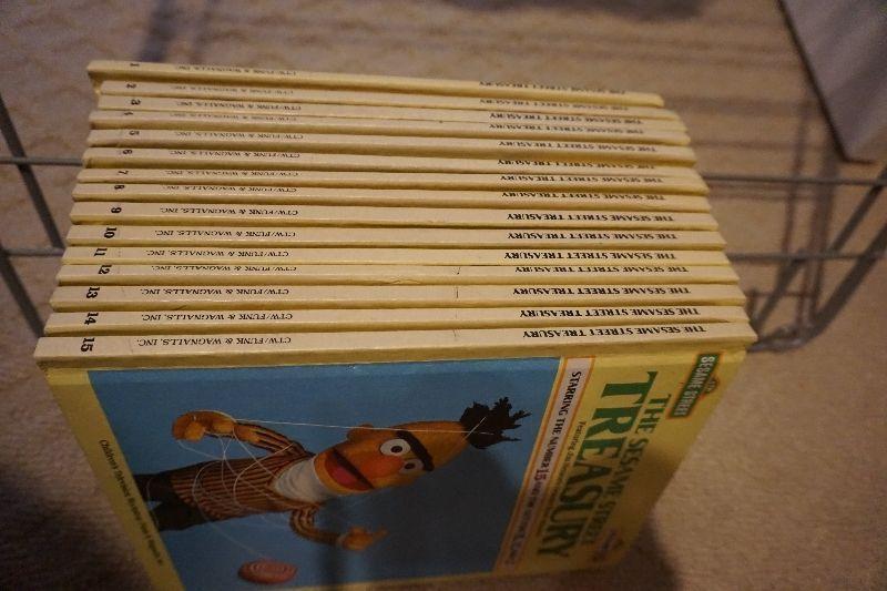 Vintage 1970s Sesame Street Treasury Books Volume 1-15