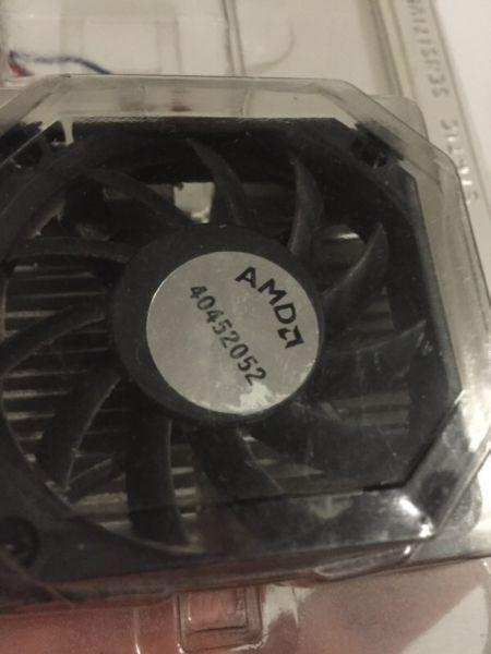 AMD van with heat sink for cooling down a processor