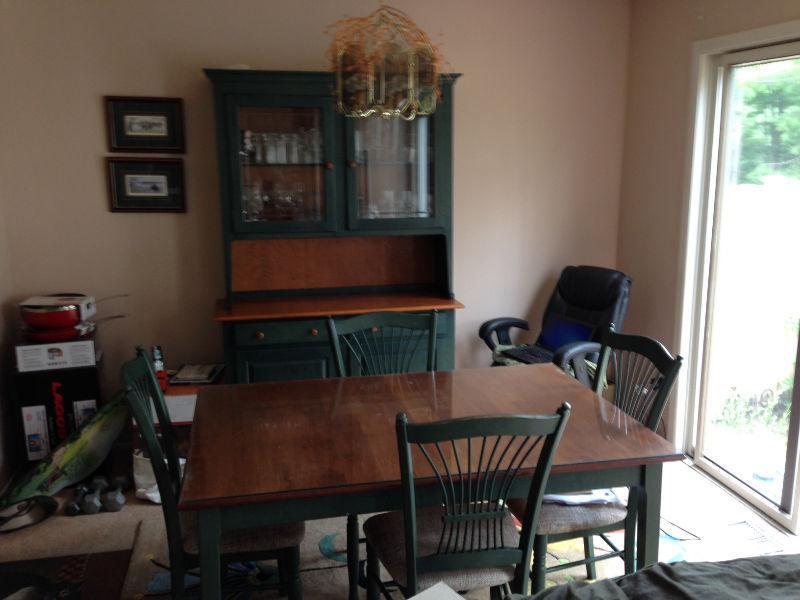 Dining room table and set