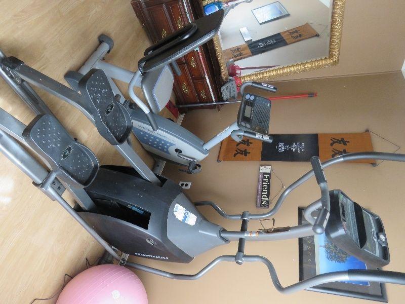 Elliptical trainer. Reduced for last time