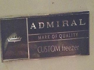 **REDUCED**Admiral Deep Freezer