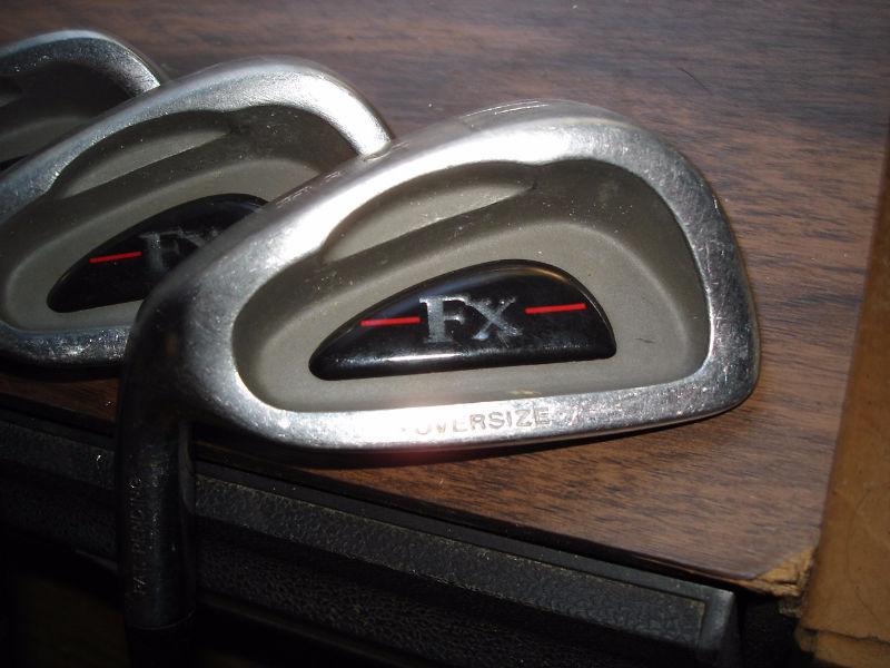 Excellent L/H oversized graphite shafted irons