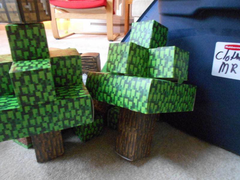 minecraft papercraft Deluxe and Mob sets - over 120 pieces!