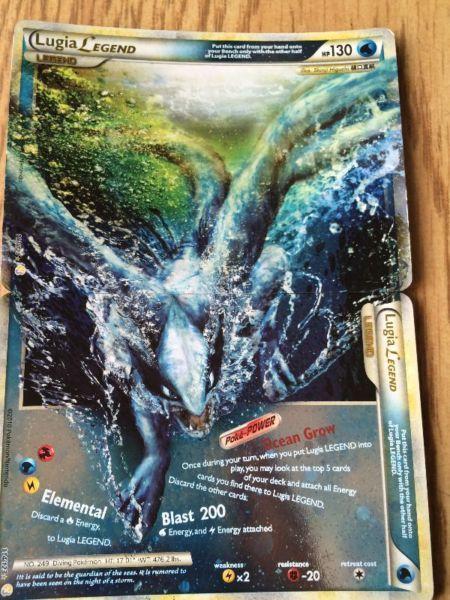 Lugia Legend Gold and silver