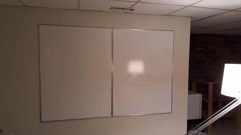 Two 4' x 3' White Boards