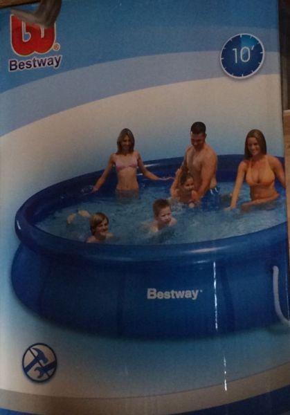 A nice family pool by Bestway