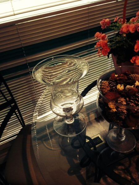 Glass vase 12