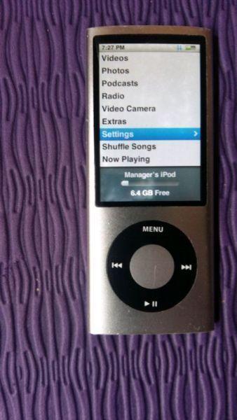 Apple 16GB iPod Nano 5th Generation Silver Camera A1320