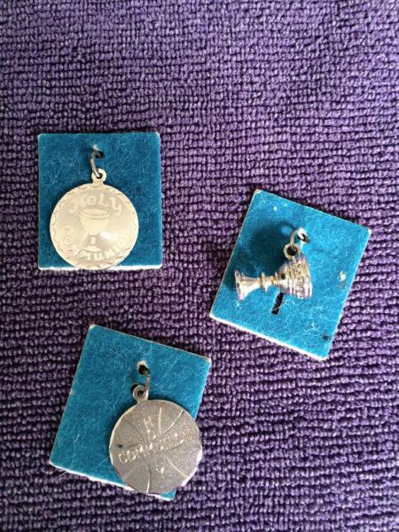 FROM the 1970's Holy Communion Charms/pendants - Sterling Silver