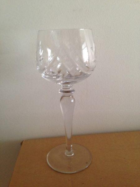 Wine Glasses crystal cut