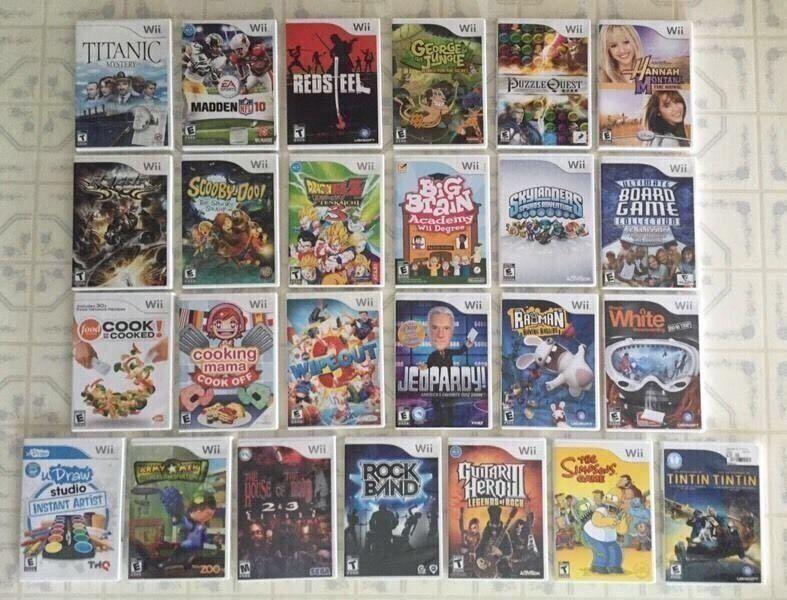 Wii Games : Mario Galaxy 2, Mario Tennis, Kirby Collection