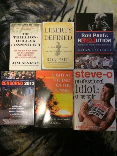 Assortment of Great Books Non Fiction Novels Gifts