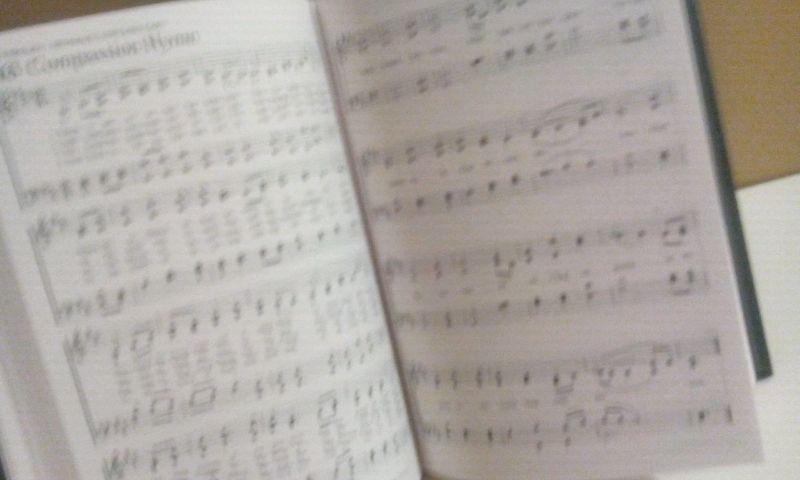 Hymnal music book