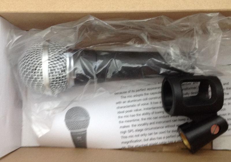 SM-58 microphones - brand new, for HALF the cost