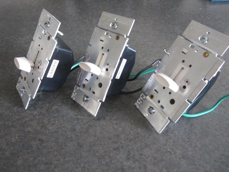 SLIDING DIMMER SWITCHES (3 switches for $10)