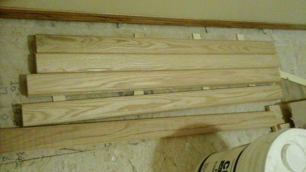 Oak Railing Cutoffs 5 pieces 40 inches long $10 each