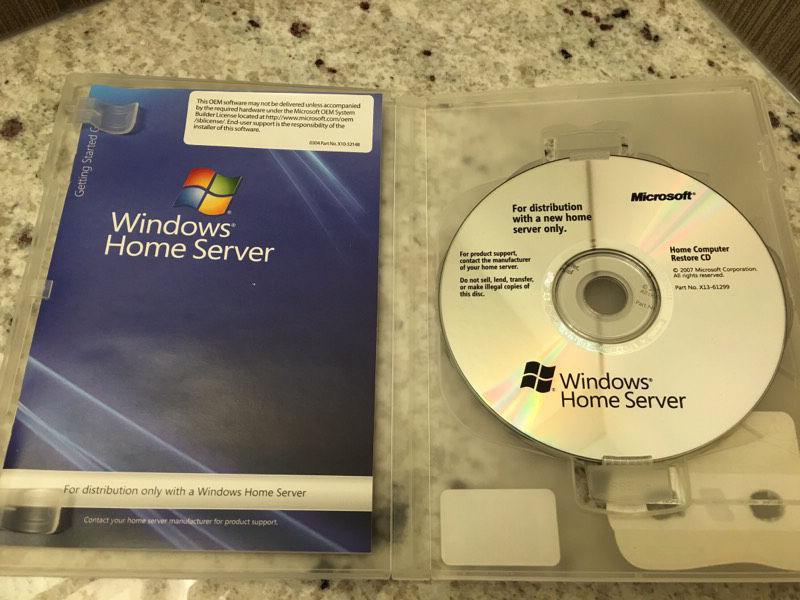 Microsoft Windows Home Server with Certificate of Authenticity
