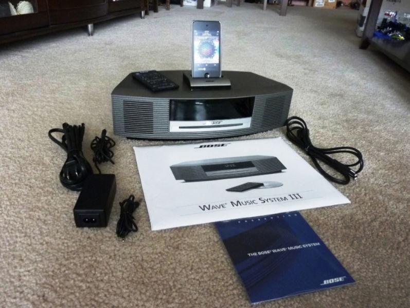 BOSE Wave System and iPod Dock - MINT condition