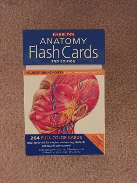 Anatomy flash cards