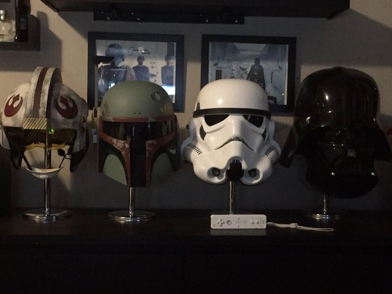 Star Wars helmets up for sale!