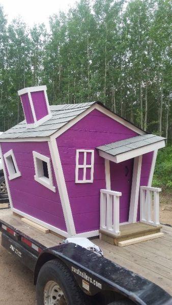 Custom built playhouses