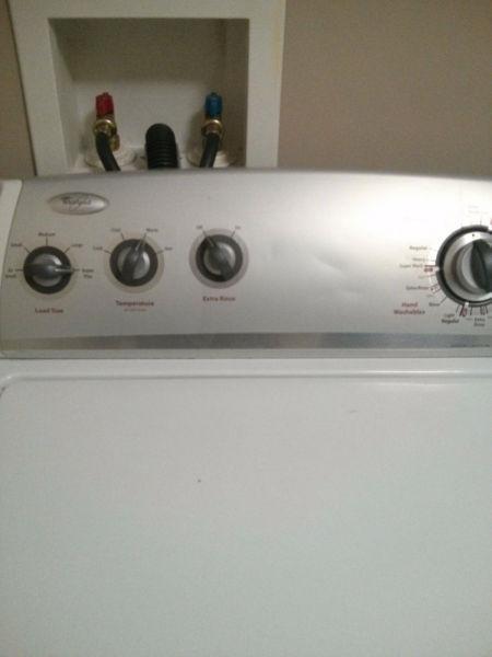 washer and dryer in good working condition