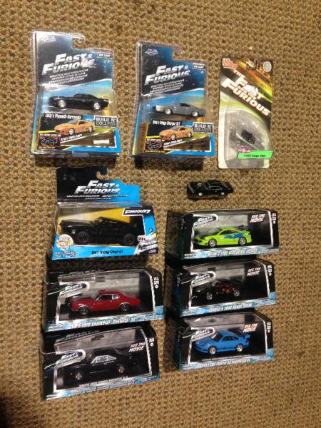 Fast and Furious Die-Cast cars
