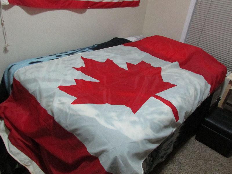 Full Size Canadian Flag, Right Off Of The Flag Pole $40