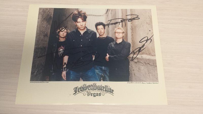 Jet Set Satellite - Autographed photo