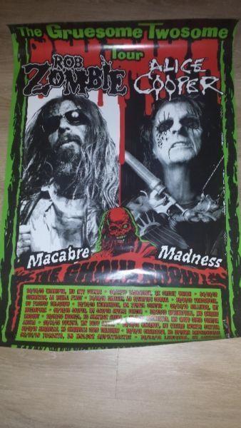 Rob Zombie/Alice Cooper Tour Poster