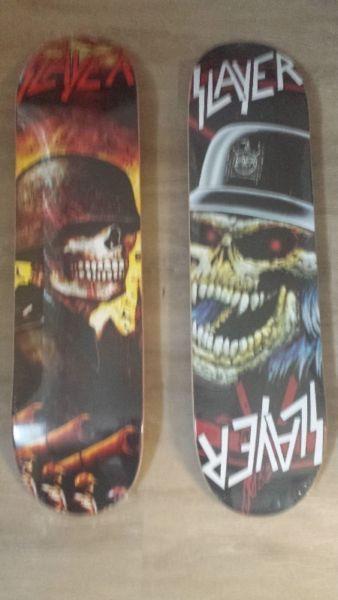 Slayer- 2 Webstore Only (100 made) - Rare Skate Decks Sold Out