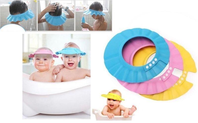 NEW Baby Soft Adjustable Shower Cap Shield