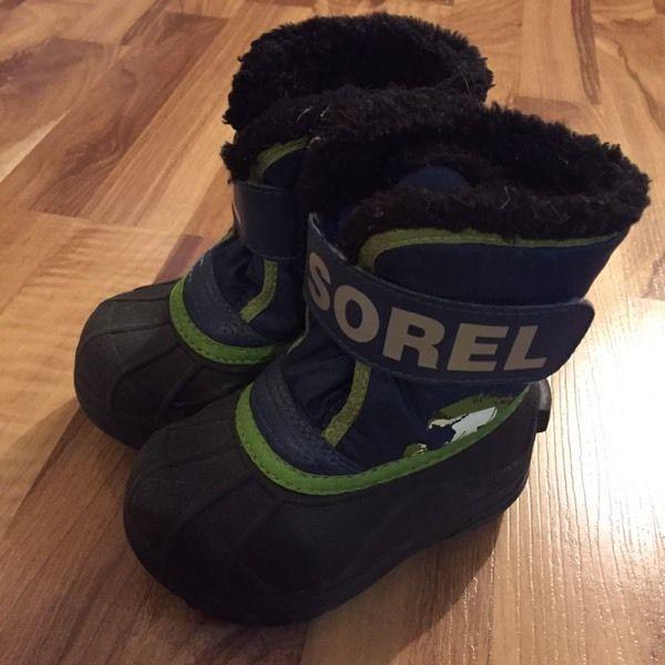Sorel winter boots toddler size 6