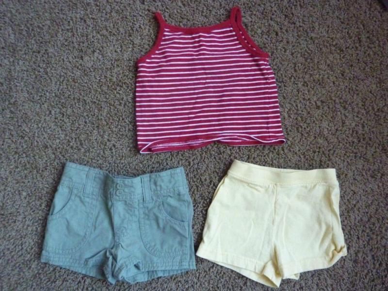 Shorts & Tank Top - Sizes 6-12 Months