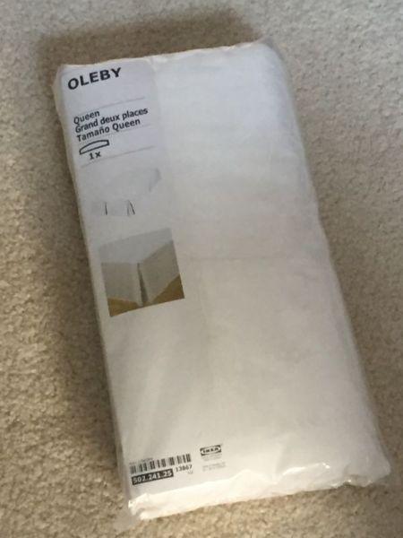 New Queen IKEA bed skirt