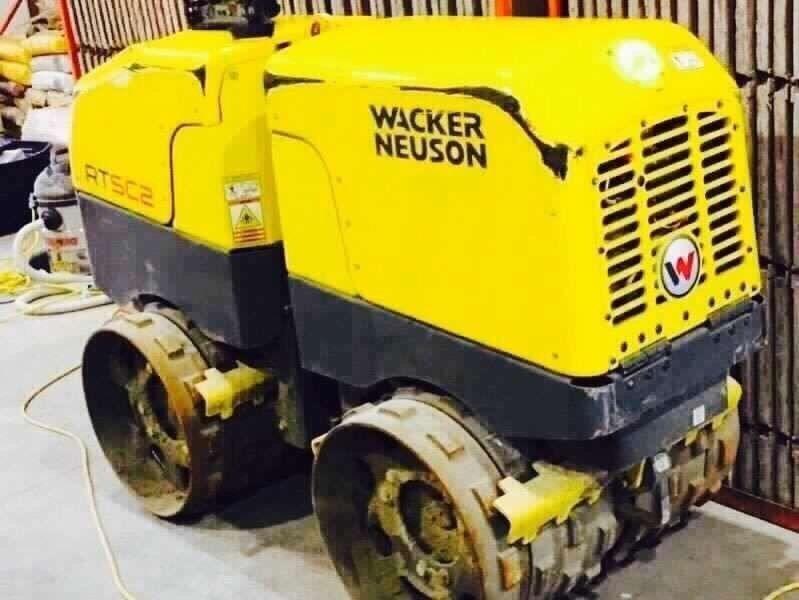 WACKER NEUSON PACKER TRENCH ROLLER! & 500MCM TEK CABLE!!