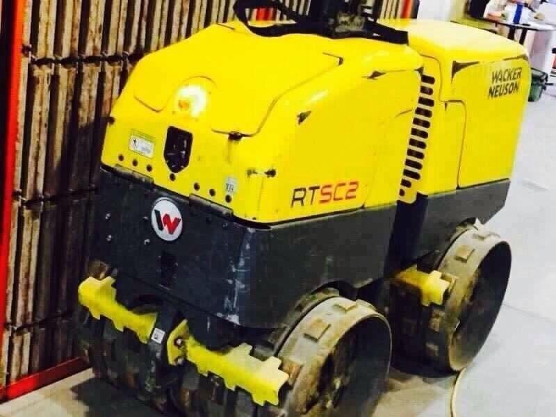 WACKER NEUSON PACKER TRENCH ROLLER! & 500MCM TEK CABLE!!