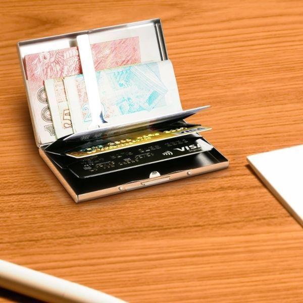 RFID Blocking Credit Card Holder / Money Clip ~ NEW