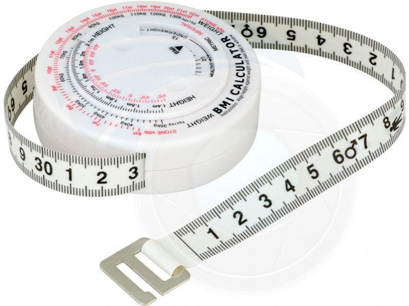 BMI Body Mass Index Tape Measure Calculator Retractable Measurin