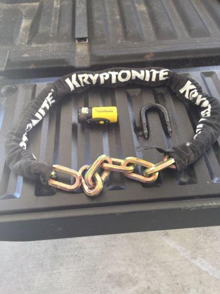 Kryptonite heavy duty motorcycle chain lock