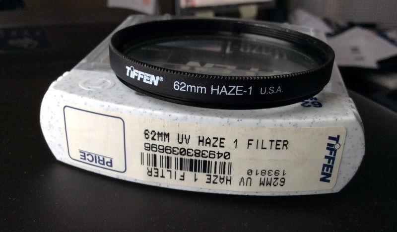 HOYA & Tiffen 62mm Filters ($15 EA)