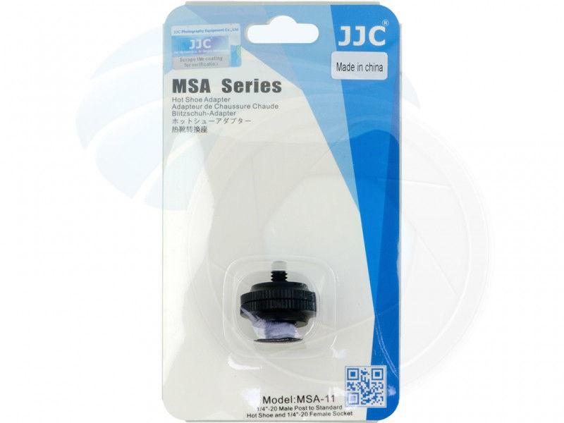 JJC MSA-11 Dual Nuts Hot Shoe Screw Adapter with 1/4 Thread