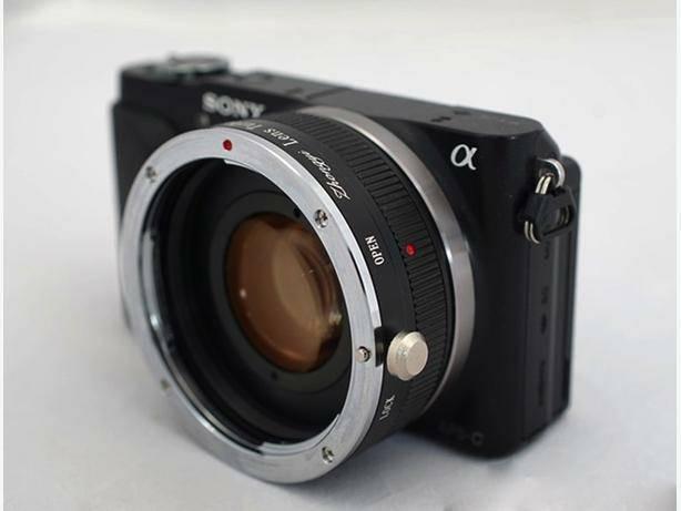 Nikon F to Sony E mount Zhongyi Lens Turbo Adapter +Sony a5000