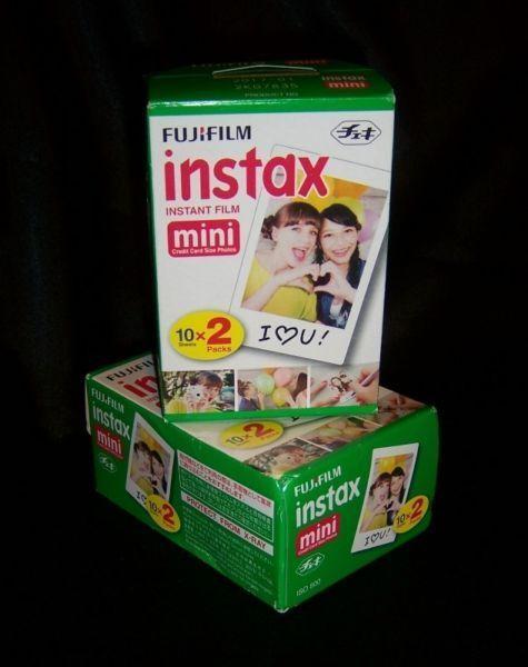 2 New Packages of Fujifilm INSTAX MINI Film ~ 40 Photos