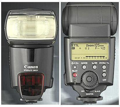 Canon 580ex Speedlite & bracket combo