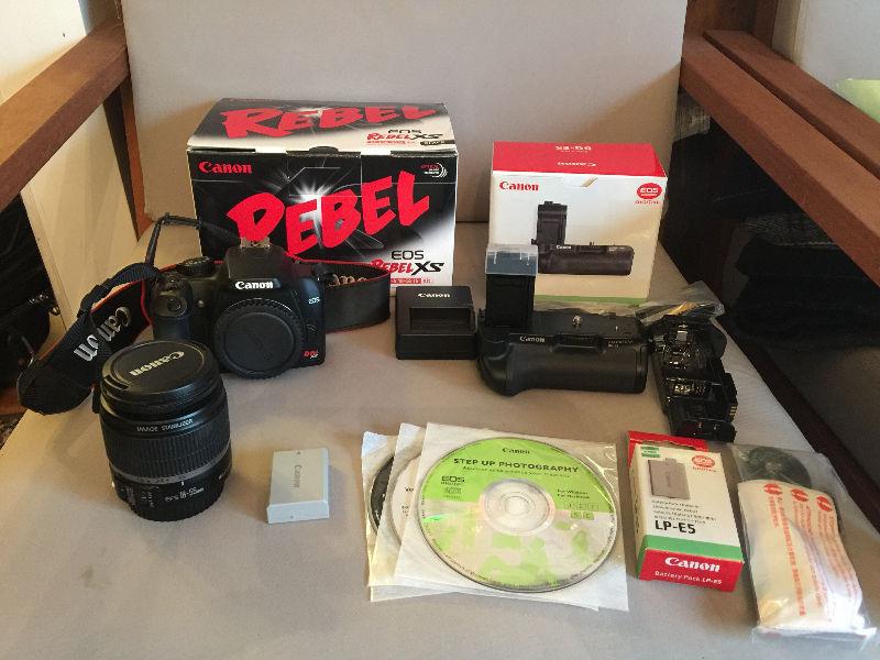 Canon EOS Rebel XS with extra's